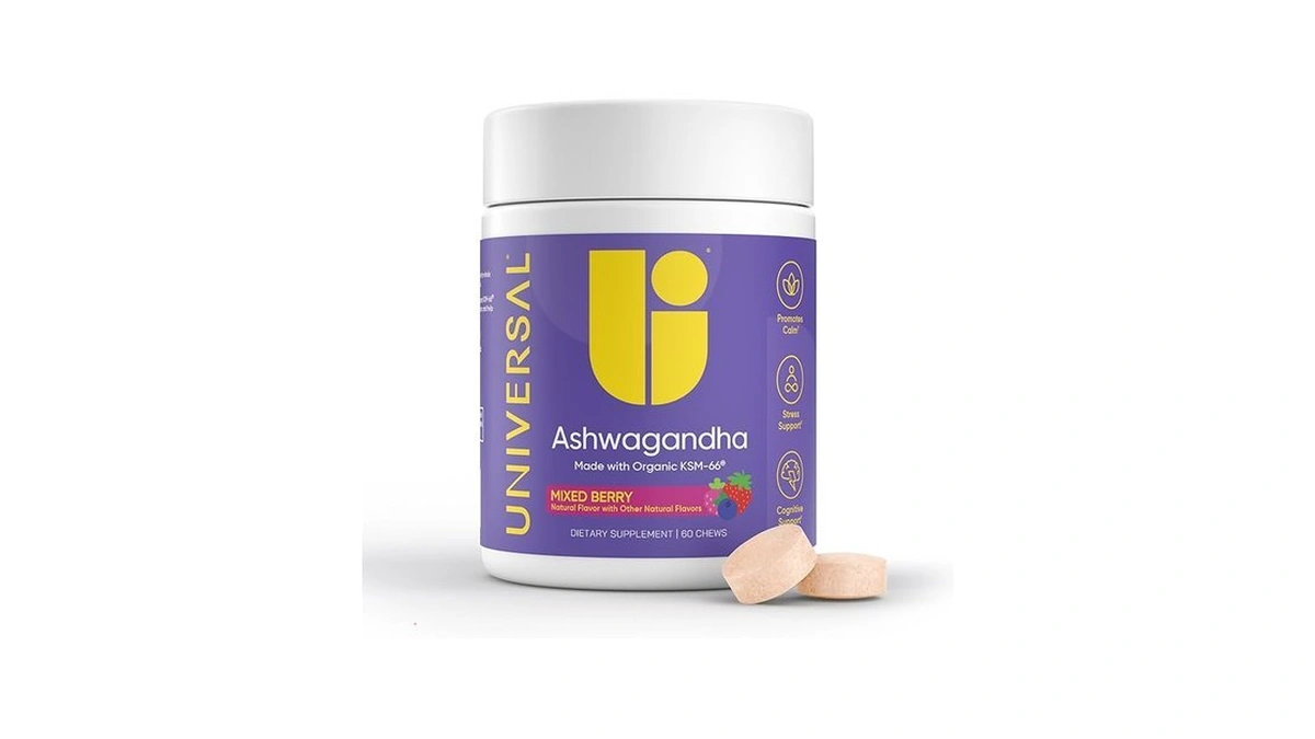 Universal U Calm + Focus Ashwagandha Chews – Ksm-66® 300
