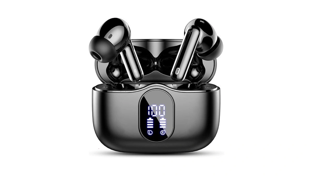 Wireless Earbuds, Bluetooth 5.4 Headphones Bass Stereo, Ear Buds With