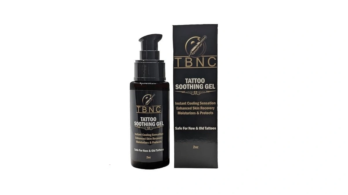 Tbnc Tattoo Soothing Gel, Fast-absorbing Formula, Cooling Relief, Fragrance-free, Tattoo