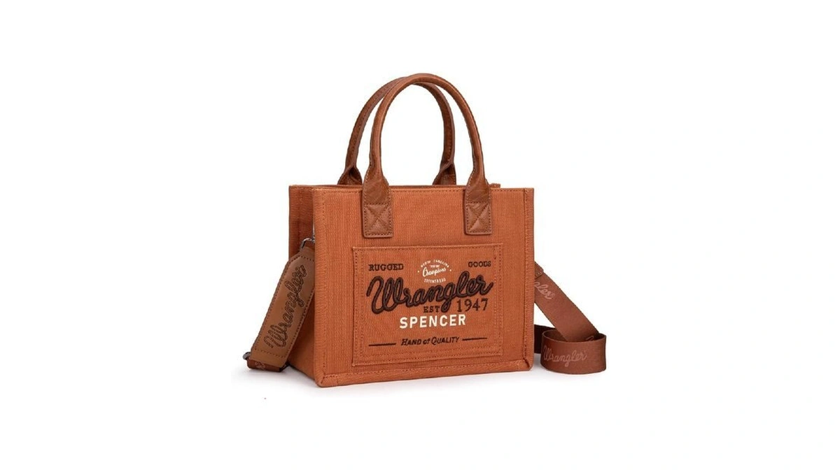 Montana West Wrangler Tote Bag For Women Canvas Crossbody Shoulder