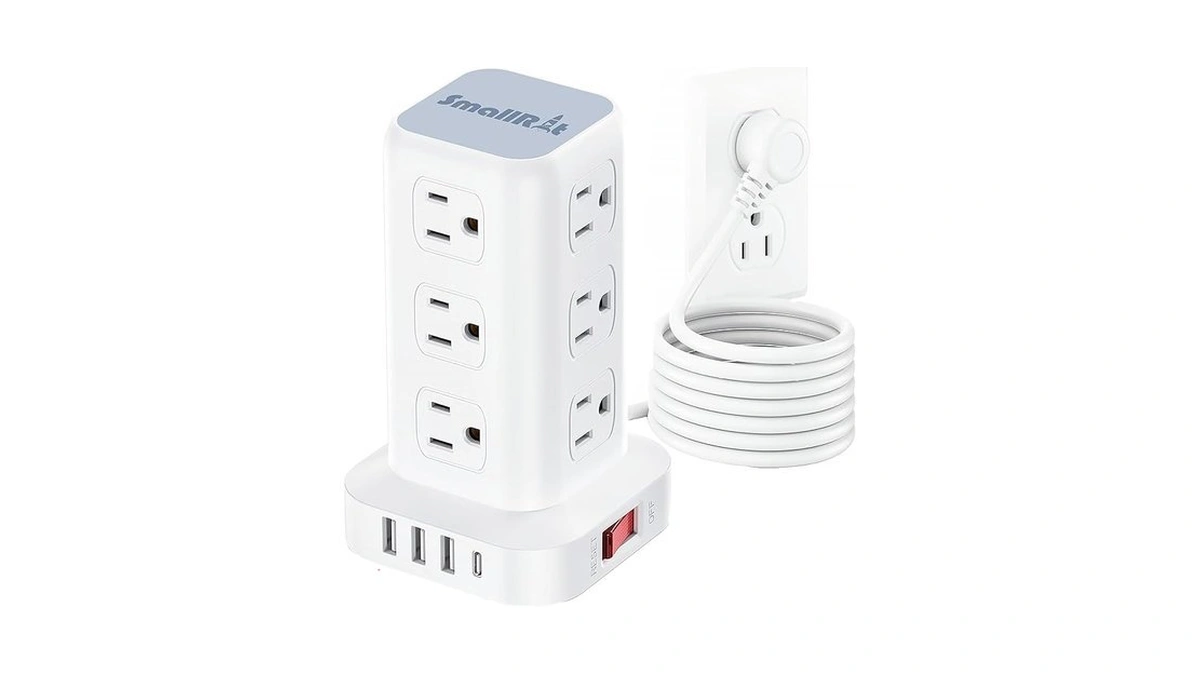 Tower Surge Protector Power Strip With Usb 12 Outlets With