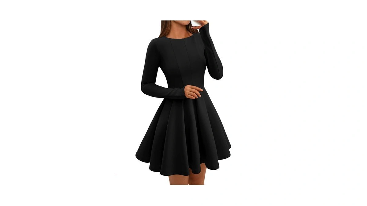 Btfbm Summer Dresses For Women 2026 Long Sleeve High Waist