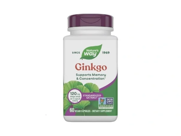 Nature's Way Ginkgo Premium Extract, Supports Memory & Concentration*, 120