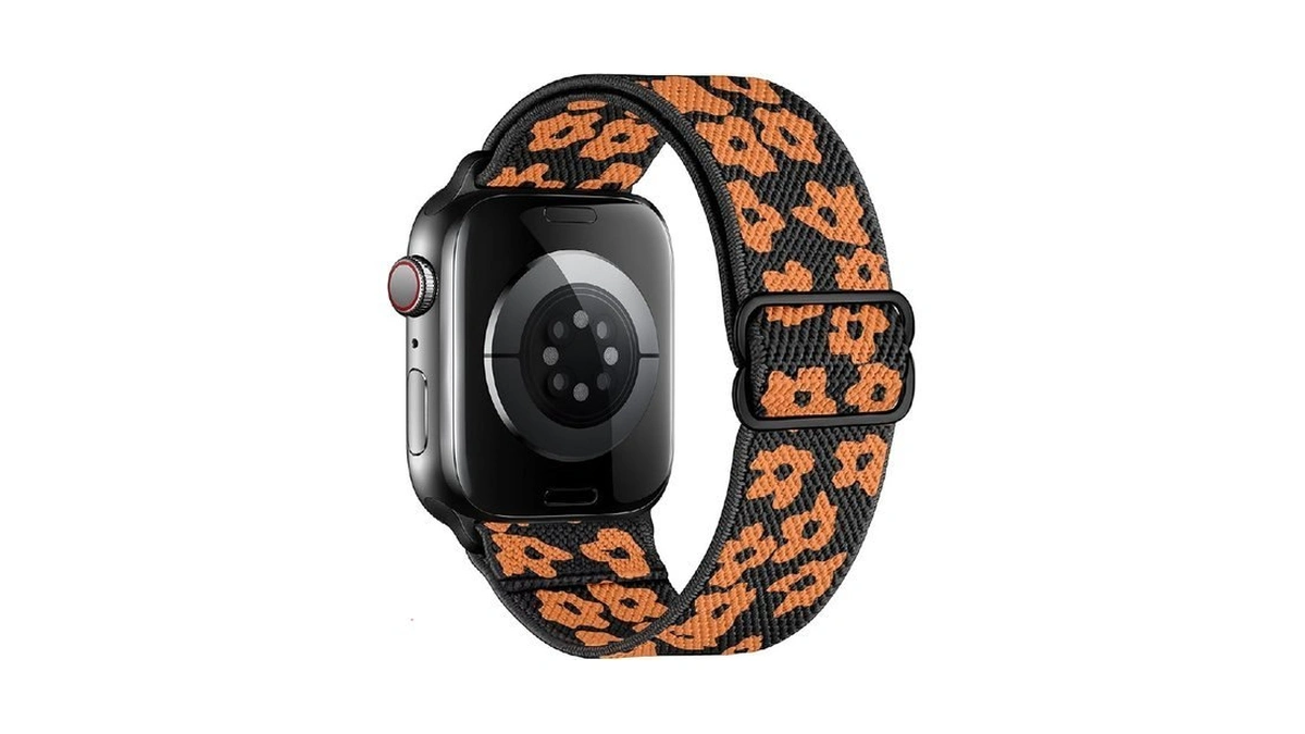 Mxbrfduf Floral Stretchy Solo Loop Compatible With Apple Watch Band