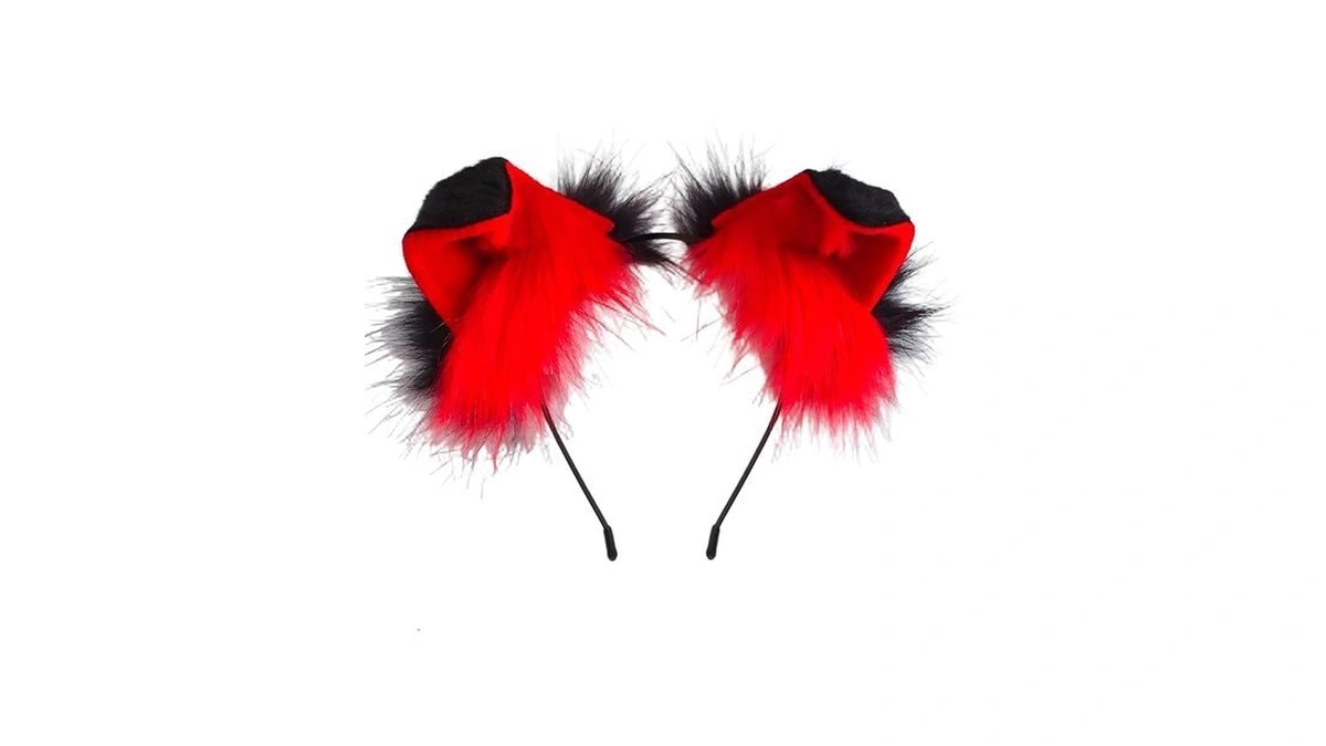 Quicomp Cute Puppy Ears Headband Brown Spotty Dog Ear Hairband