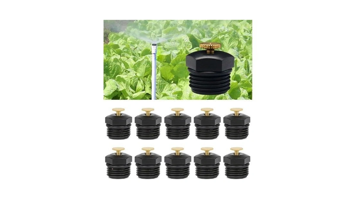 10 Pcs Drip Irrigation Sprinkler Nozzles,1/2" Micro Irrigation Sprayer Heads