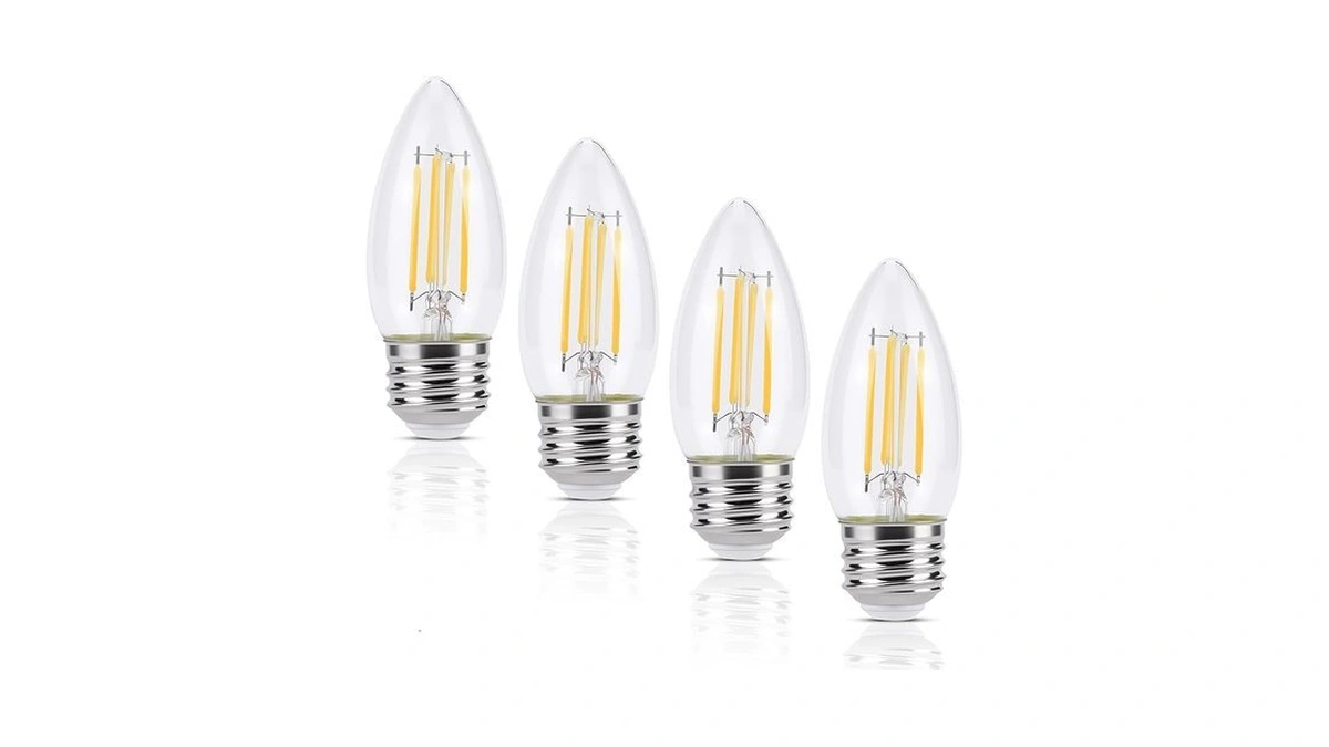 Kinur E26 Led Bulb 40w Candelabra Light Bulbs,b11 Led Chandelier