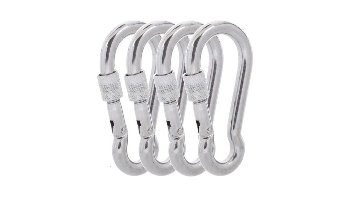 Sepwik Carabiner Clips, 316 Stainless Steel Carabiner Clip, Heavy Duty