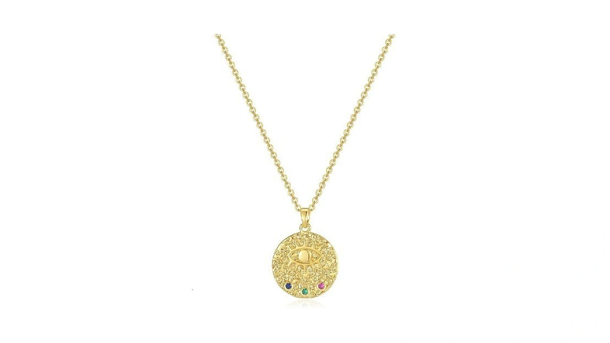 Rhinelife - 18k Gold Plated Pendant Necklace For Women, Pearl