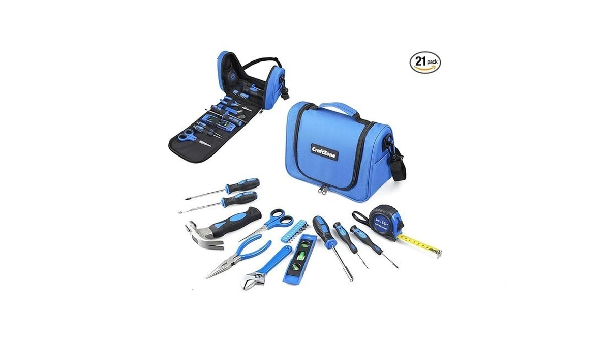 Blue Tool Set | Tool Bag With Shoulder Strap|basic Tool