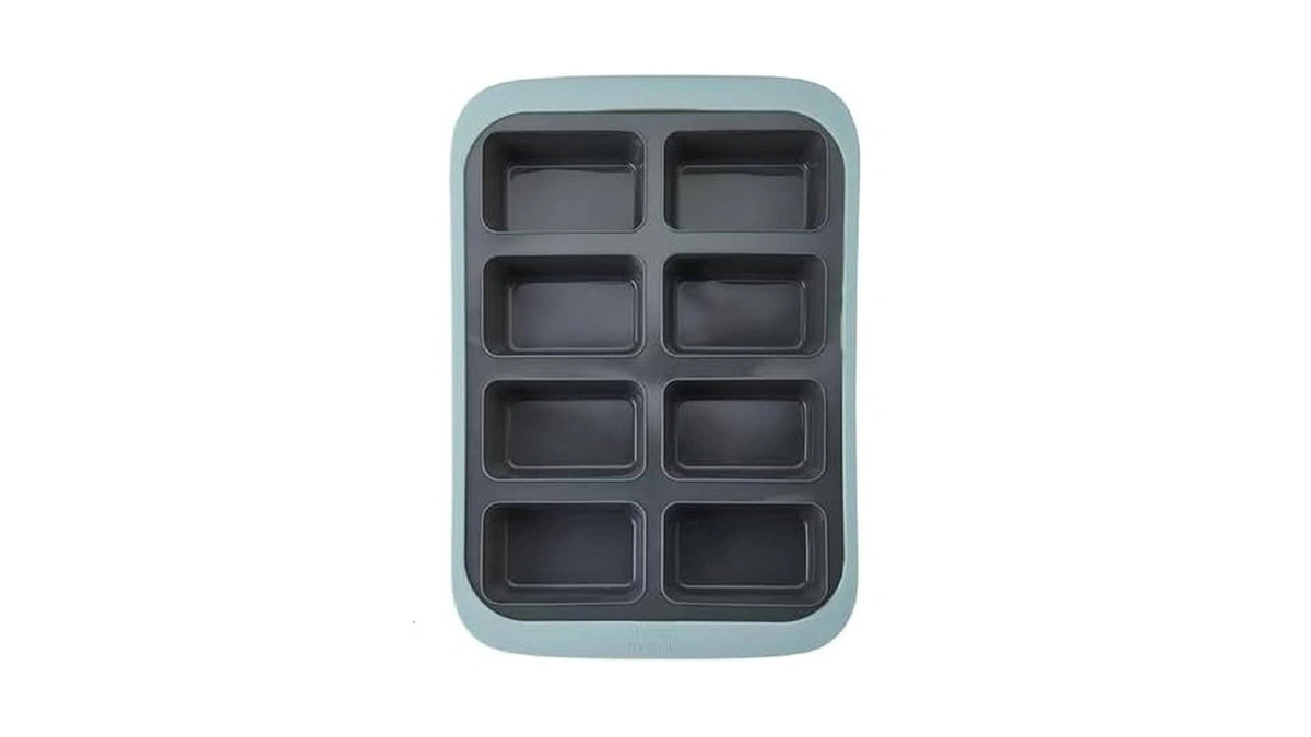 Chicago Metallic Silicone Mini Loaf Pan, 8 Cup Bread Pan