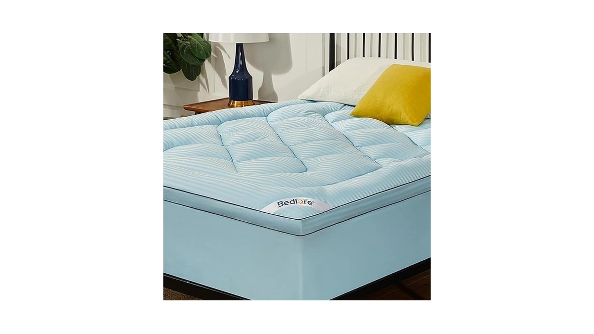 Bedlore Full Mattress Topper, Thick Pillow Top Pad For Back