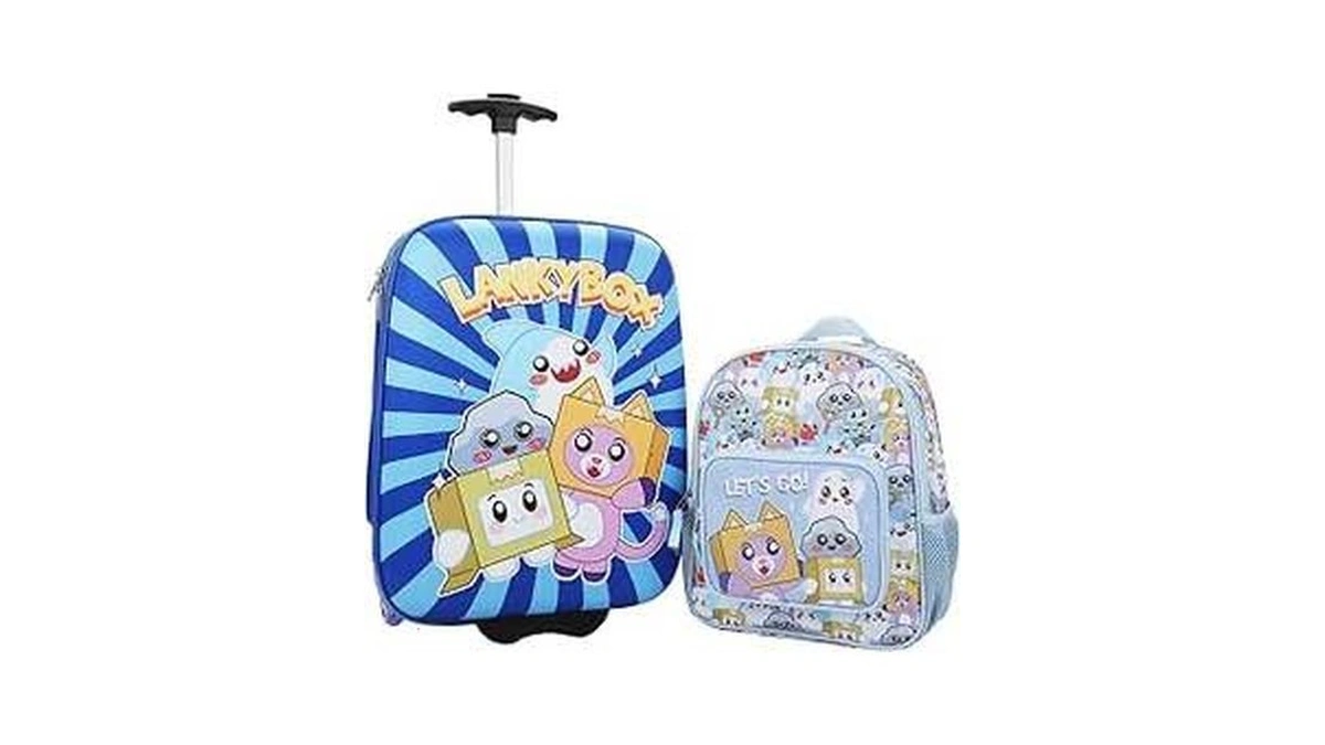 Bioworld Lanky Box Character Group Shot 2-piece Youth Eva Wheeled