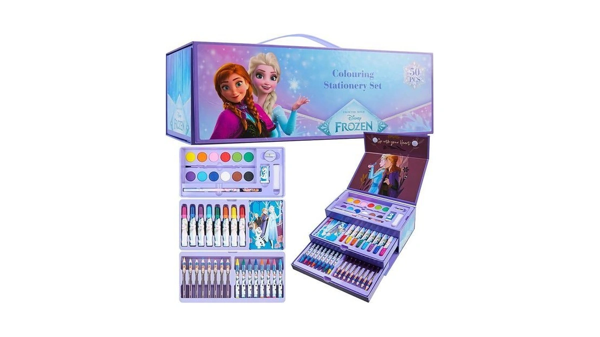 Disney Colored Pencils Art Supplies Kids Set Coloring Stationery Girls