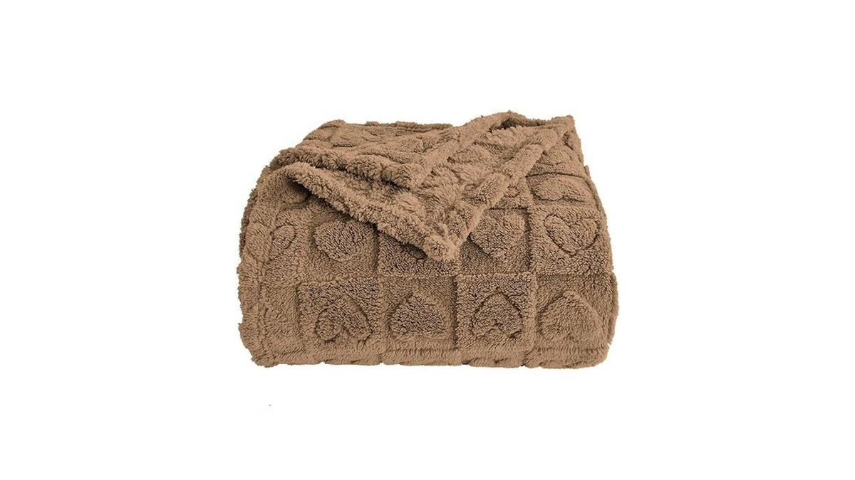 Giokarnna Heart Checkered Throw Blankets, For Love Mother Friends Pets,280
