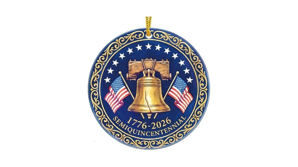 Whatsign 250th Anniversary Usa Ornament - 1776-2026 Semiquincentennial Liberty Bell