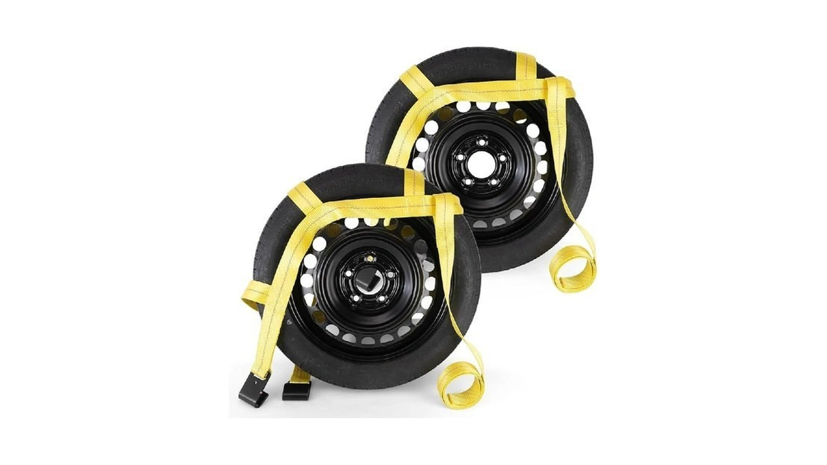 Tow Dolly Basket Straps, Car Dolly Wheel Straps With Flat
