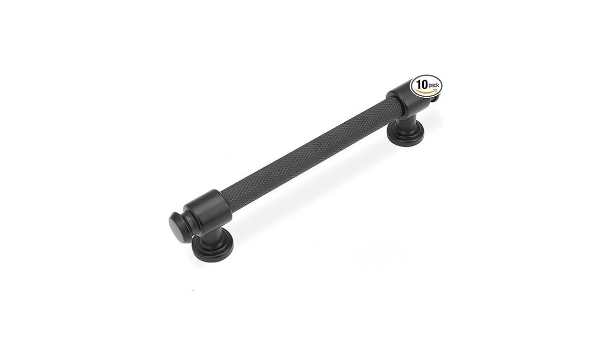Bukobyhe 10 Pack 5 Inch Matte Black Kitchen Cabinet Handles