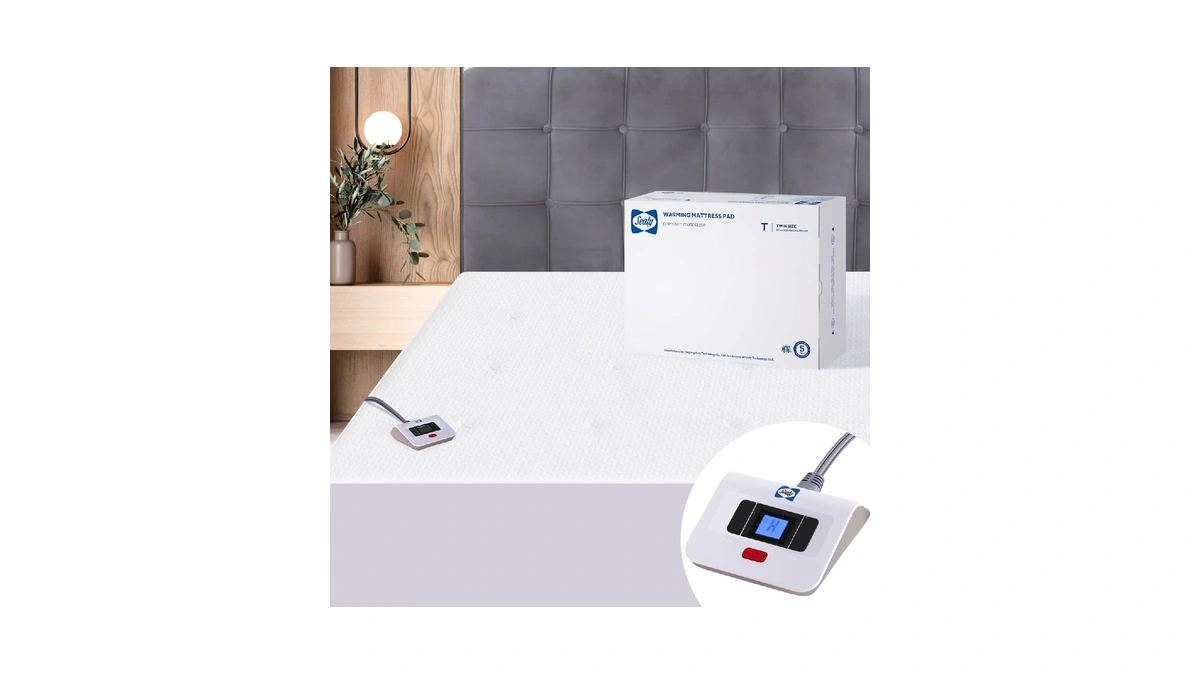 Sealy Heated Mattress Pad Twin, Zone Heating Electric Bed Warmer