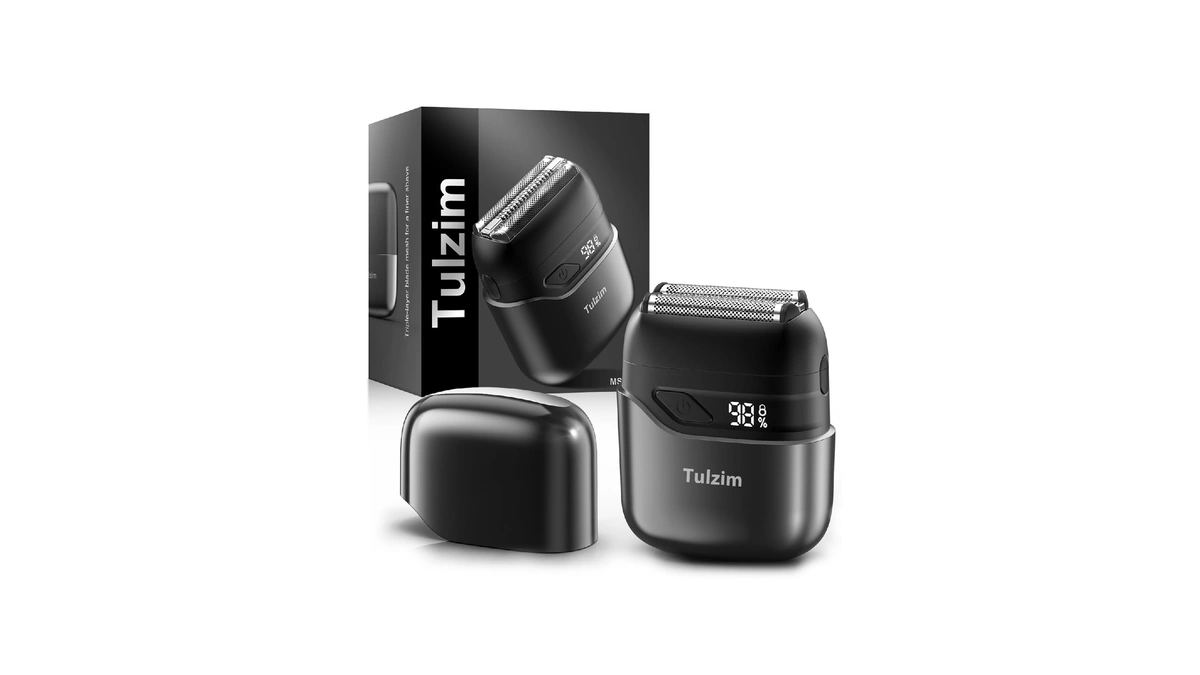 Tulzim Electric Foil Shaver For Men: Cordless Electric Razor For