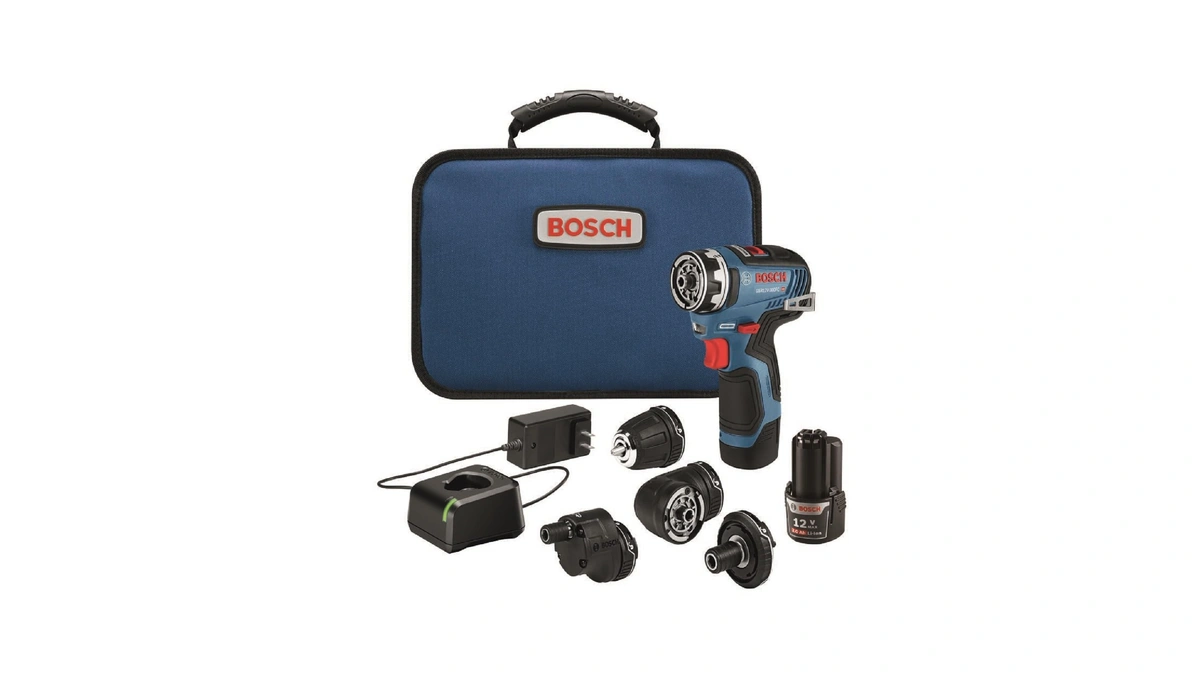 Bosch Gsr12v-300fcb22 12v Max Drill/driver With 5-in-1 Flexiclick® System With