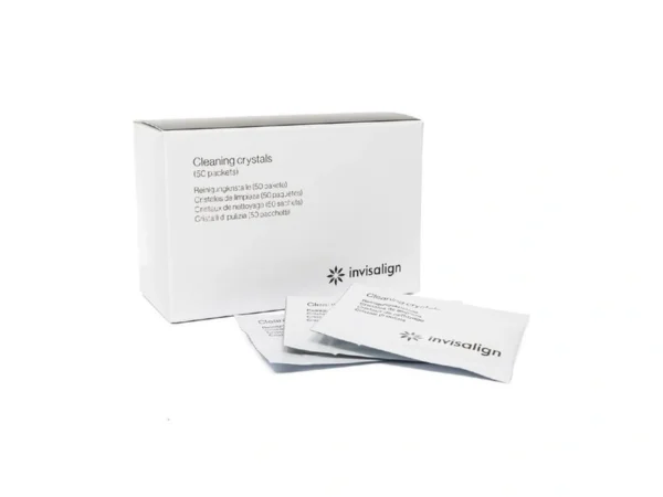 Invisalign Cleaning Crystals For Clear Aligners And Retainers, (50 Packets)