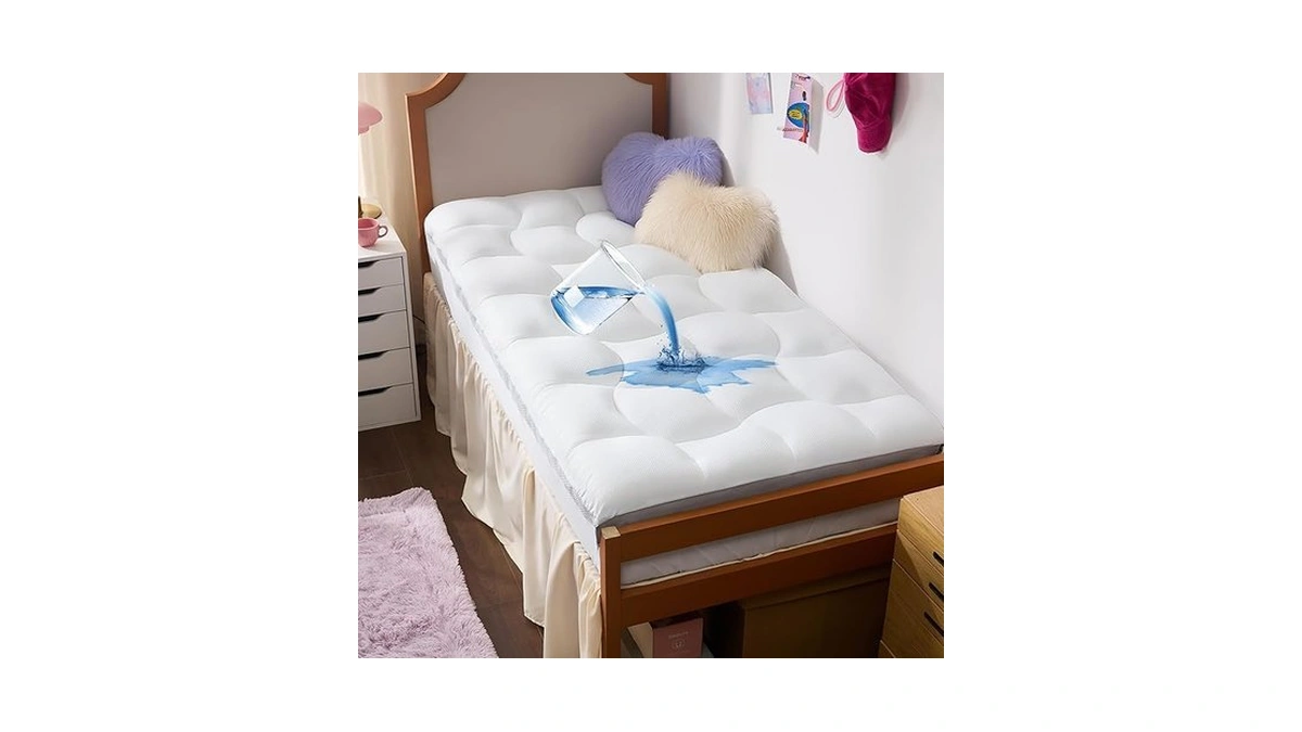 Bedsure Twin Xl Mattress Topper - 800 Gsm Waterproof Mattress