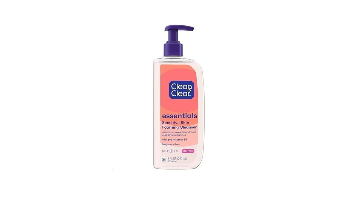 Clean & Clear Essentials Oil-free Foaming Facial Cleanser, Daily Foaming