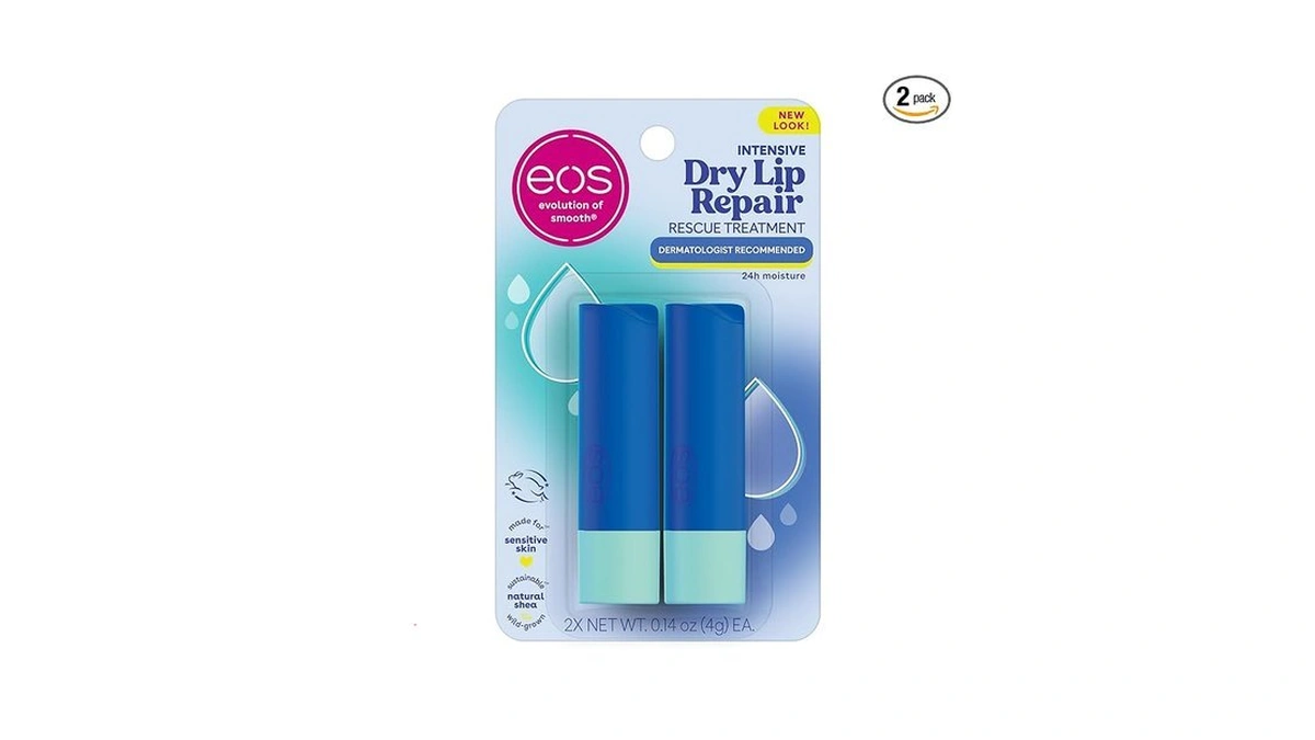 Eos The Hero Lip Repair, 24hr Moisture For Severely Dry