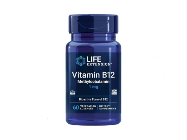 Life Extension Vitamin B12 Methylcobalamin, Nerve Health Supplement, Cognitive Support,