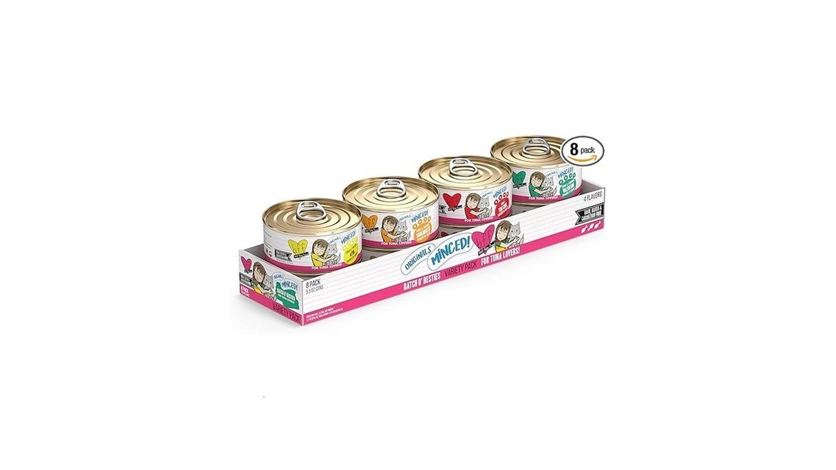 Weruva Bff Minced Natural Wet Cat Food, Batch O Besties