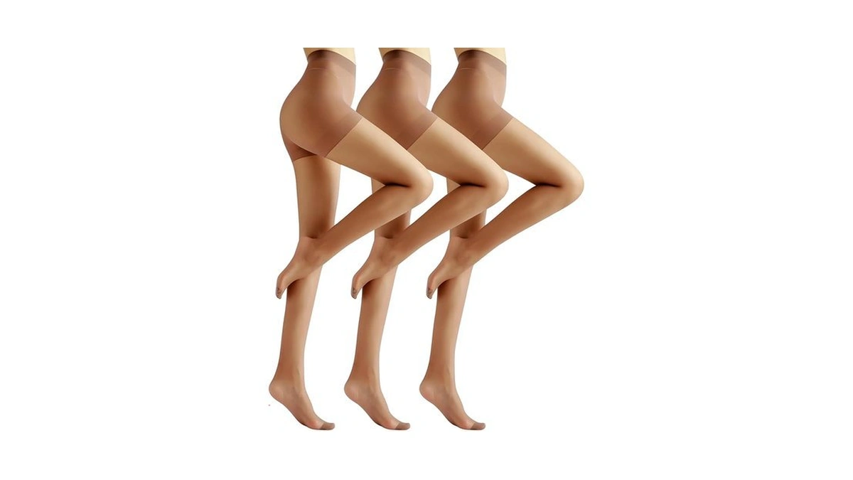 Driftsilky 3 Pairs Sheer Tights For Women, 20d High Waist