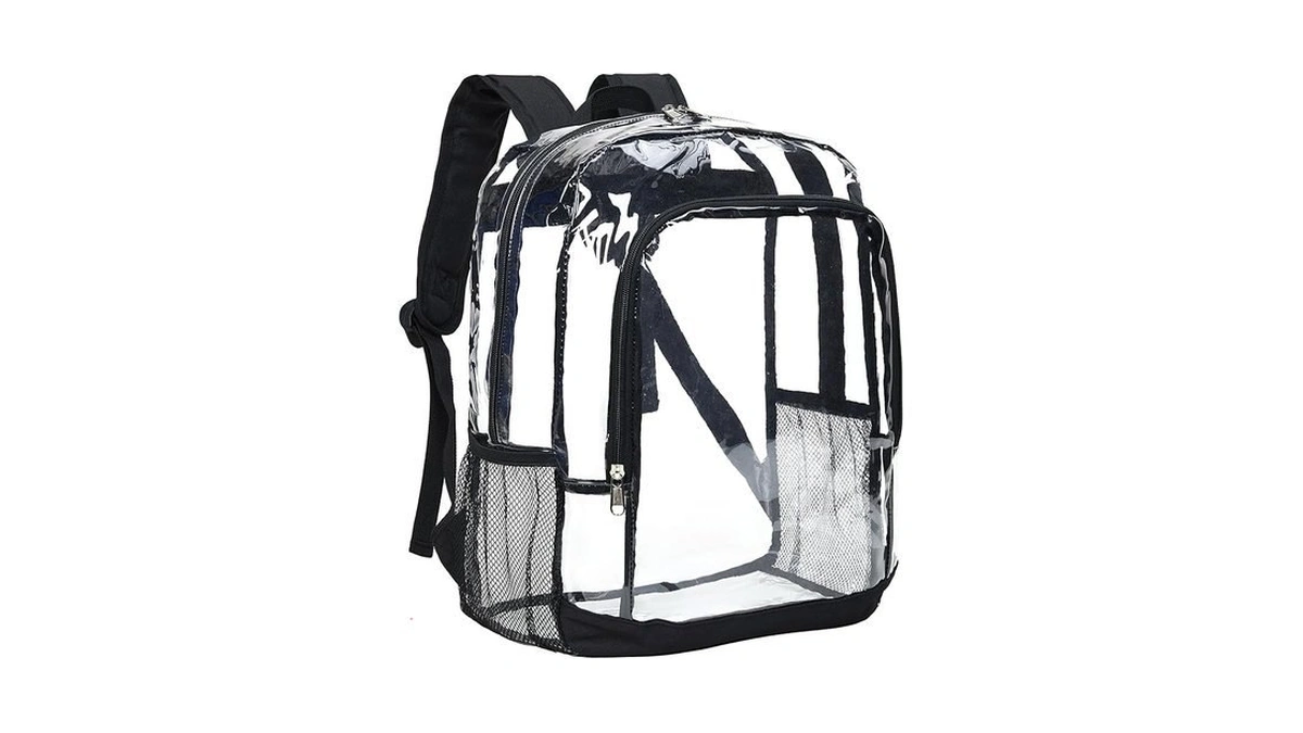 Vorspack Clear Backpack Heavy Duty - Large Clear Bookbag For