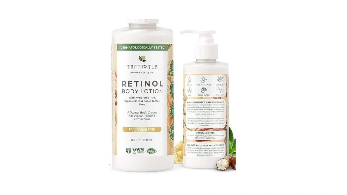 Tree To Tub Retinol Body Lotion - Hydrating Body Cream,