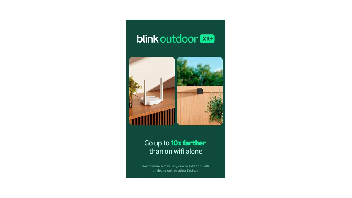 Blink Outdoor Xr+ — Extended Range Wireless Outdoor 4 Camera