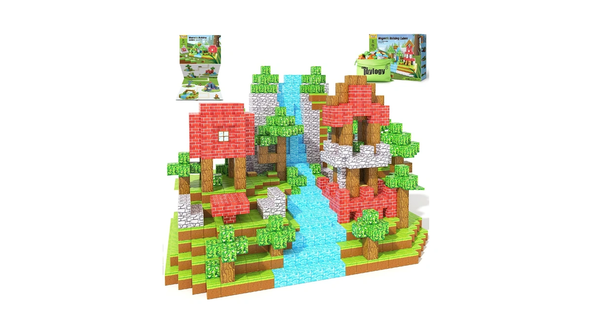150pcs Magnetic Blocks-build Mine Magnet World Forest Edition Kids Games