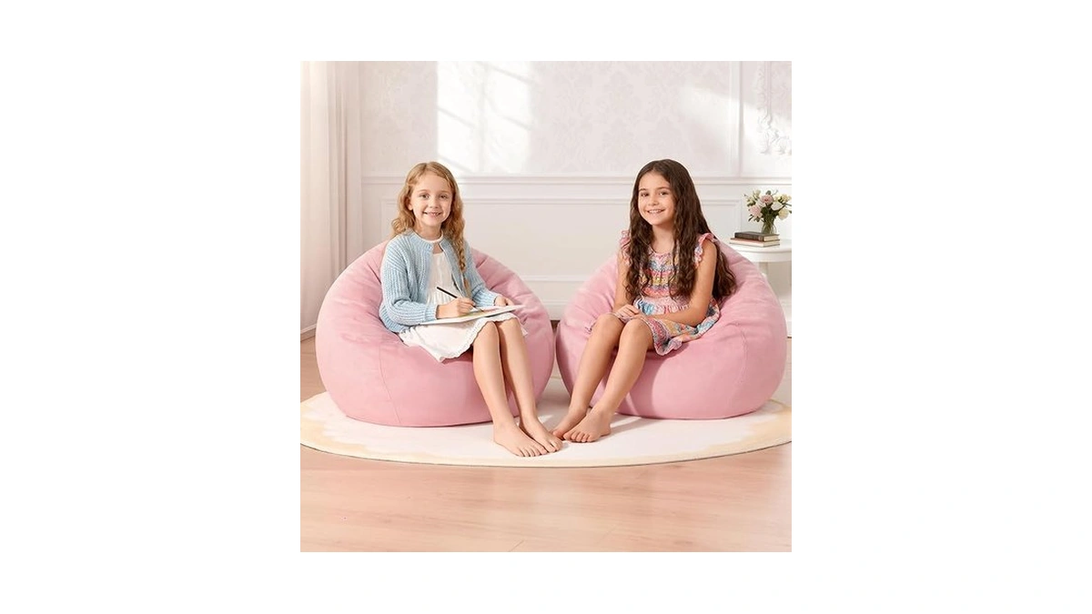 Homguava 2 Pack Of 2ft Bean Bag Chairs: 2' Bean