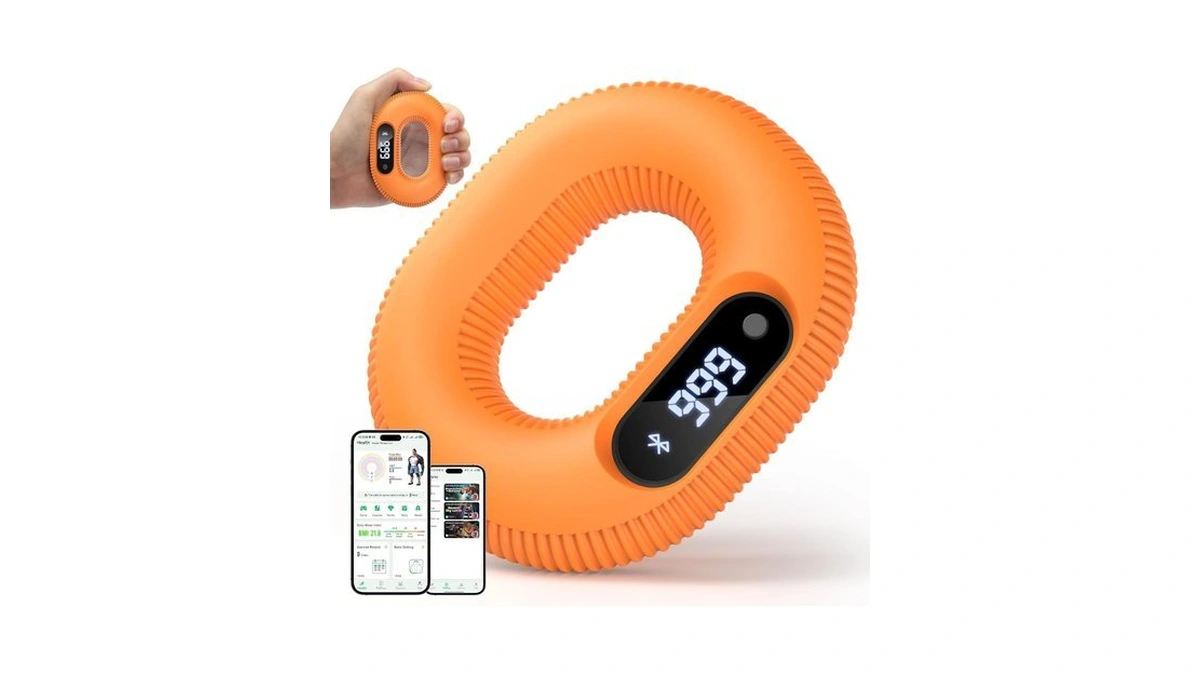Smart Grip Strength Trainer With Bluetooth App - Squeeze To