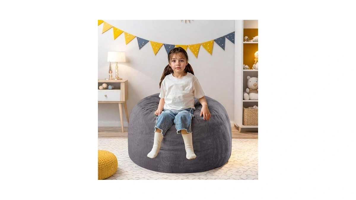 Maxyoyo Bean Bag Chair, 2.5 Ft Bean Bag Chair With