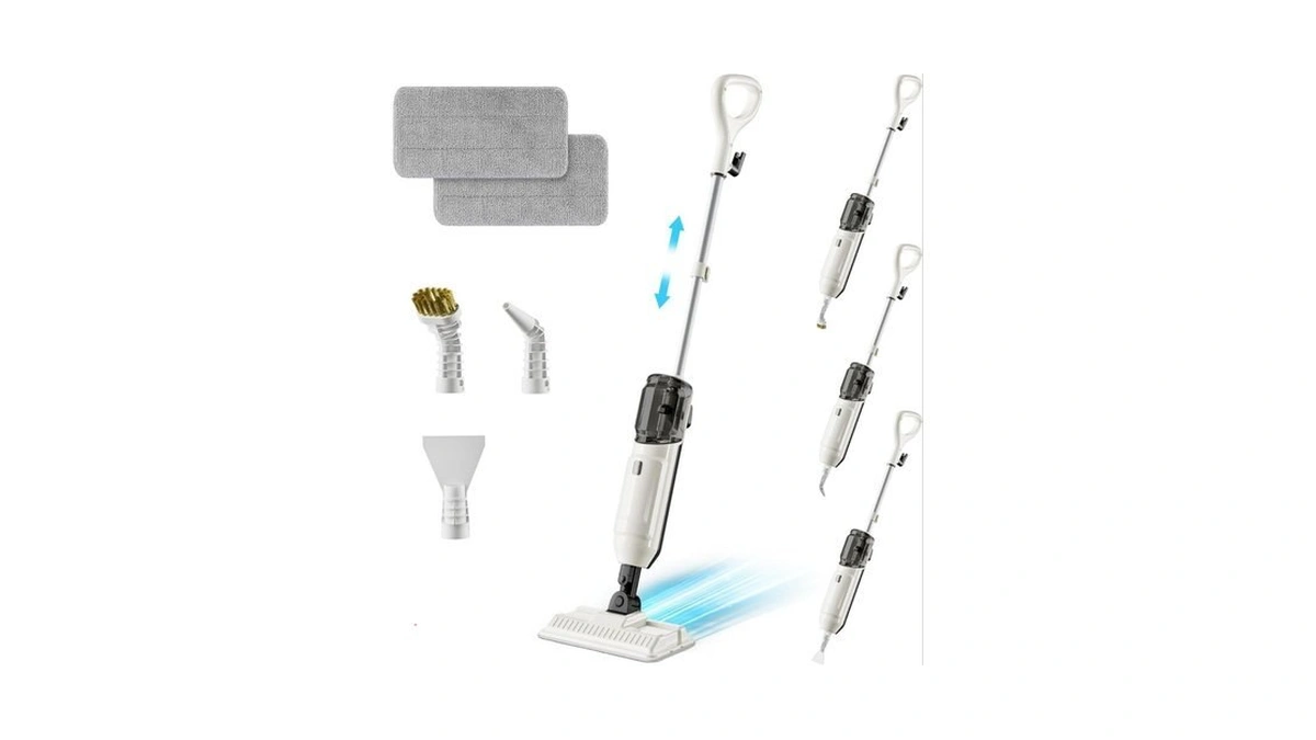 Steam Mop For Floor Cleaning, Multi-purpose Steam Cleaner With Handheld