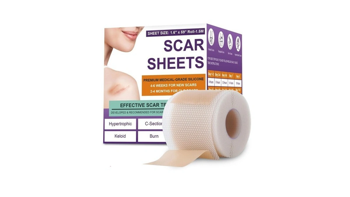 Silicone Scar Sheets, Medical Grade Silicone Scar Tape For Surgical,