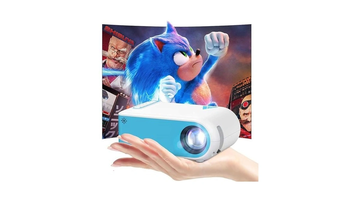 Mini Projector, Nasin Wifi 6 & Bluetooth 5.4 Portable Outdoor