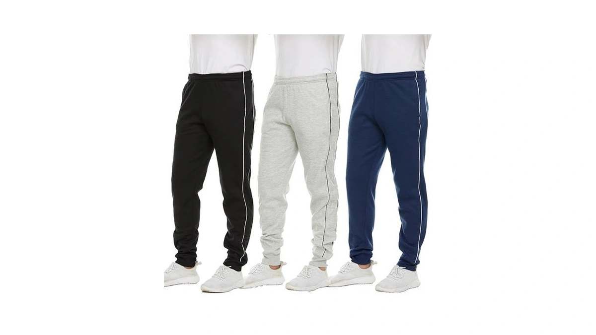 Essential Elements 3 Pack: Men's Tech Fleece Ultra-soft Warm Jogger
