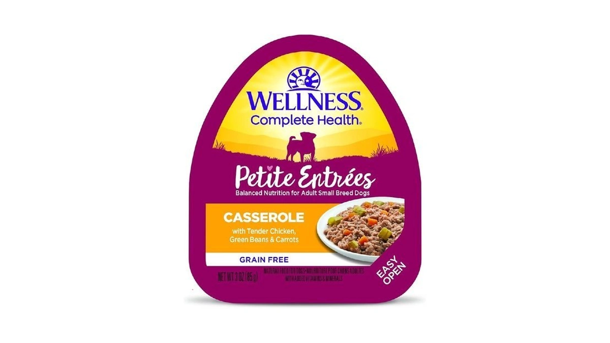 Wellness Petite Entrees Casserole Small Breed Adult Wet Dog Food,