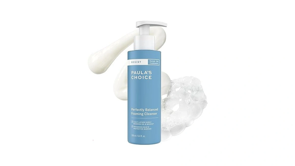 Paula's Choice Resist Perfectly Balanced Foaming Facial Cleanser, Face Cleanser