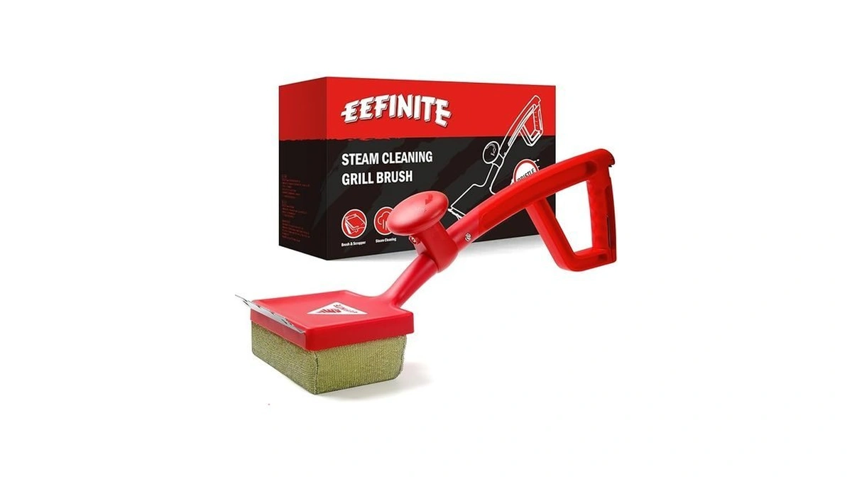 Eefinite Bristle Free Steam Grill Brush For Outdoor Grill, Safe
