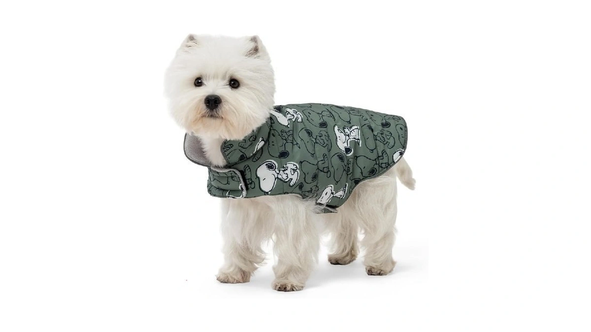 Berkshire Peanuts® Microfleece Dog Coat, Warm Fleece Dog Jacket With