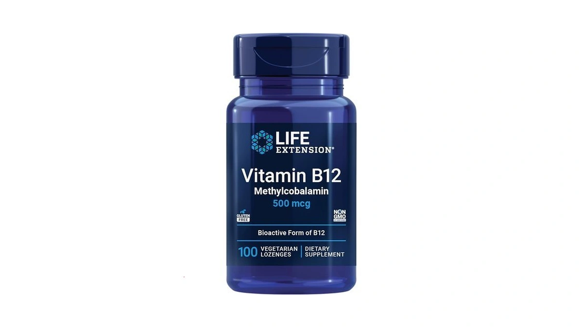 Life Extension Vitamin B12 Methylcobalamin 500mcg - Vitamin B12 Supplement