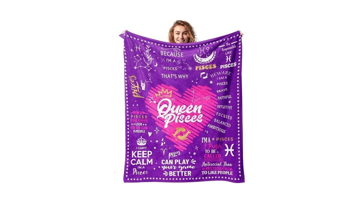 Ruifeihan Pisces Gifts, Pisces, Pisces Gifts For Women, Pisces Blanket,