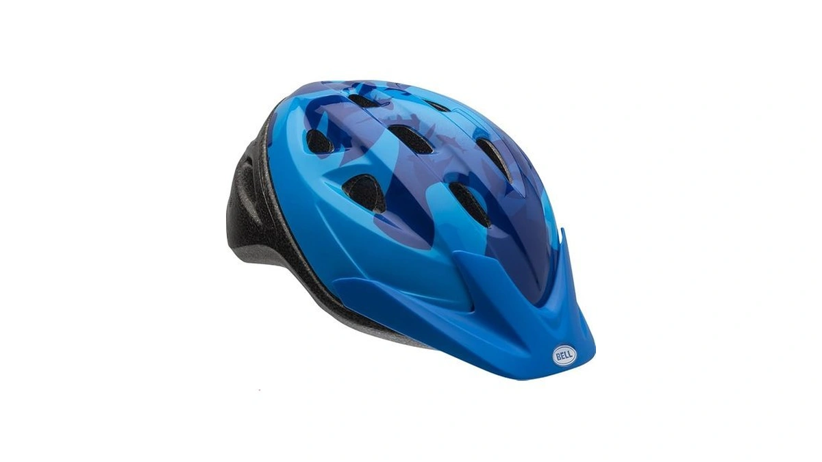 Bell Rally Child Helmet, Blue Fins
